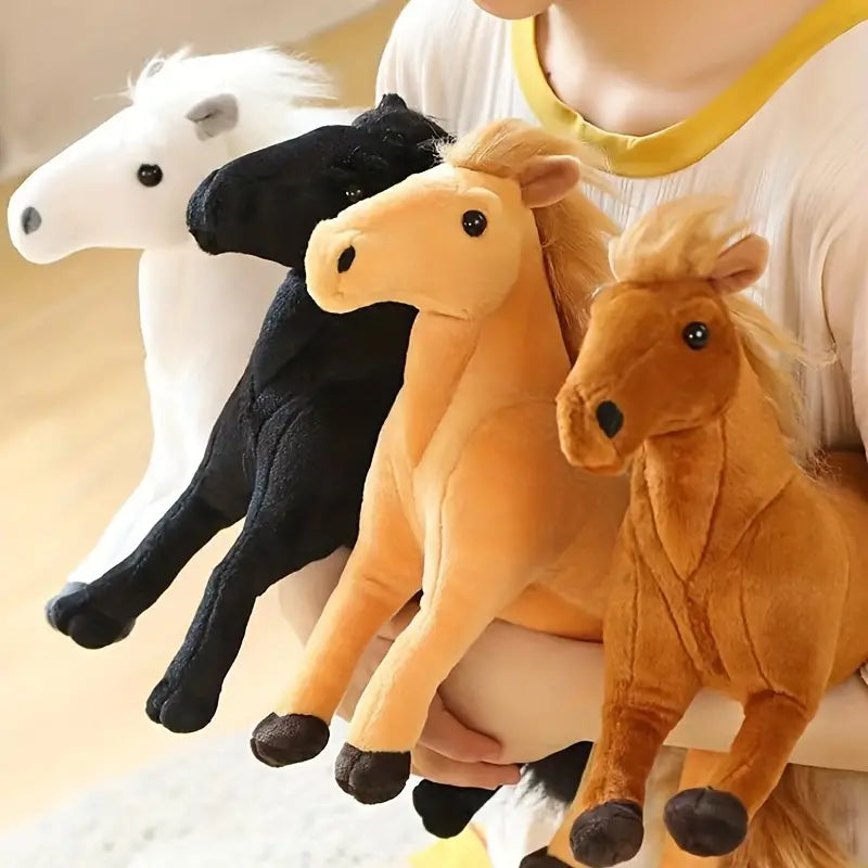 StableBuddy | Zachte Pluche Paard Speelgoed voor Kinderen