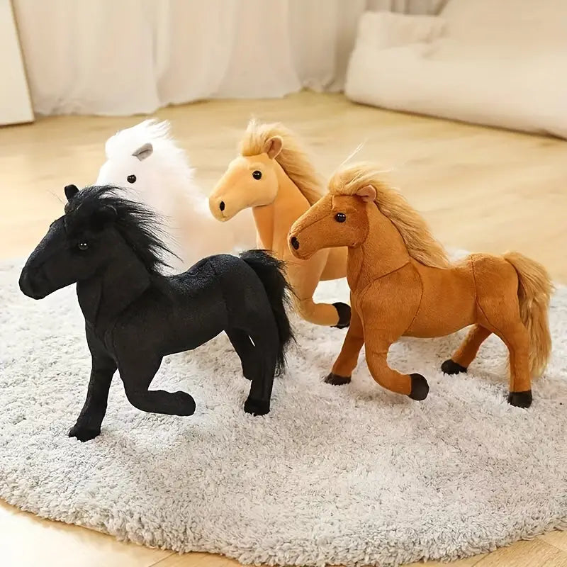 StableBuddy | Zachte Pluche Paard Speelgoed voor Kinderen