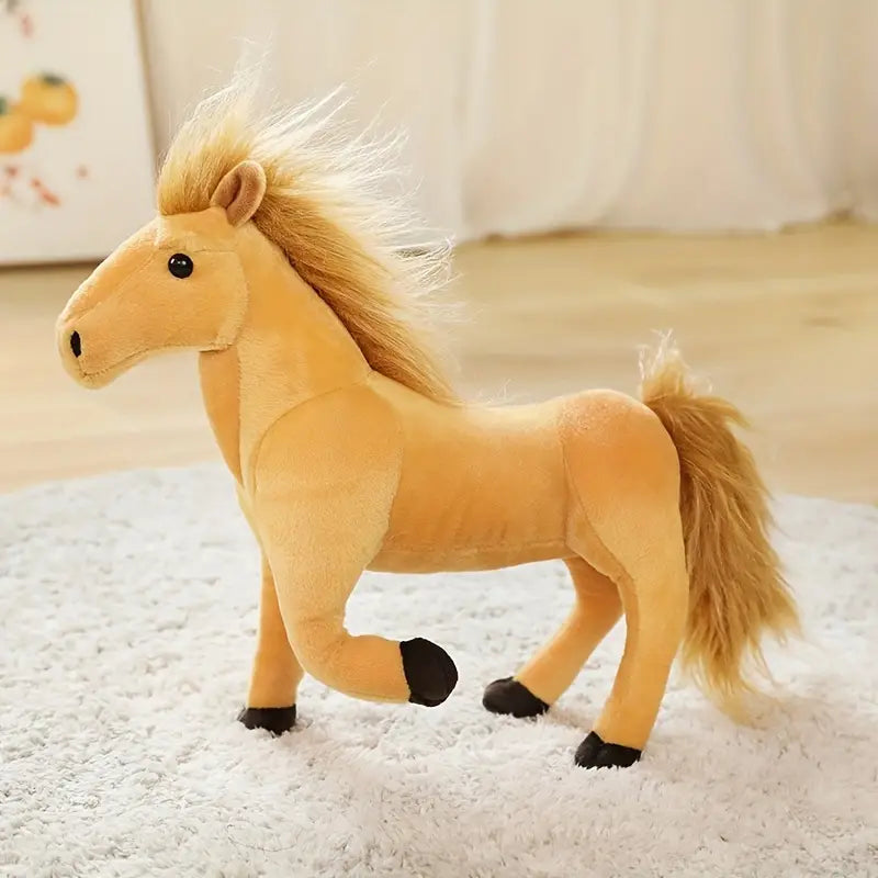 StableBuddy | Zachte Pluche Paard Speelgoed voor Kinderen