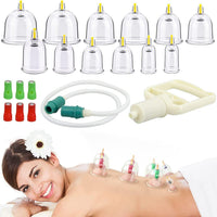 CuppingThera Pro | Set van 32 Stuk Therapie met Cups voor Massage en Acupunctuur