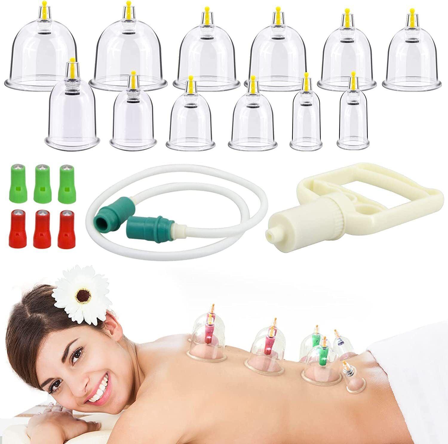 CuppingThera Pro | Set van 32 Stuk Therapie met Cups voor Massage en Acupunctuur