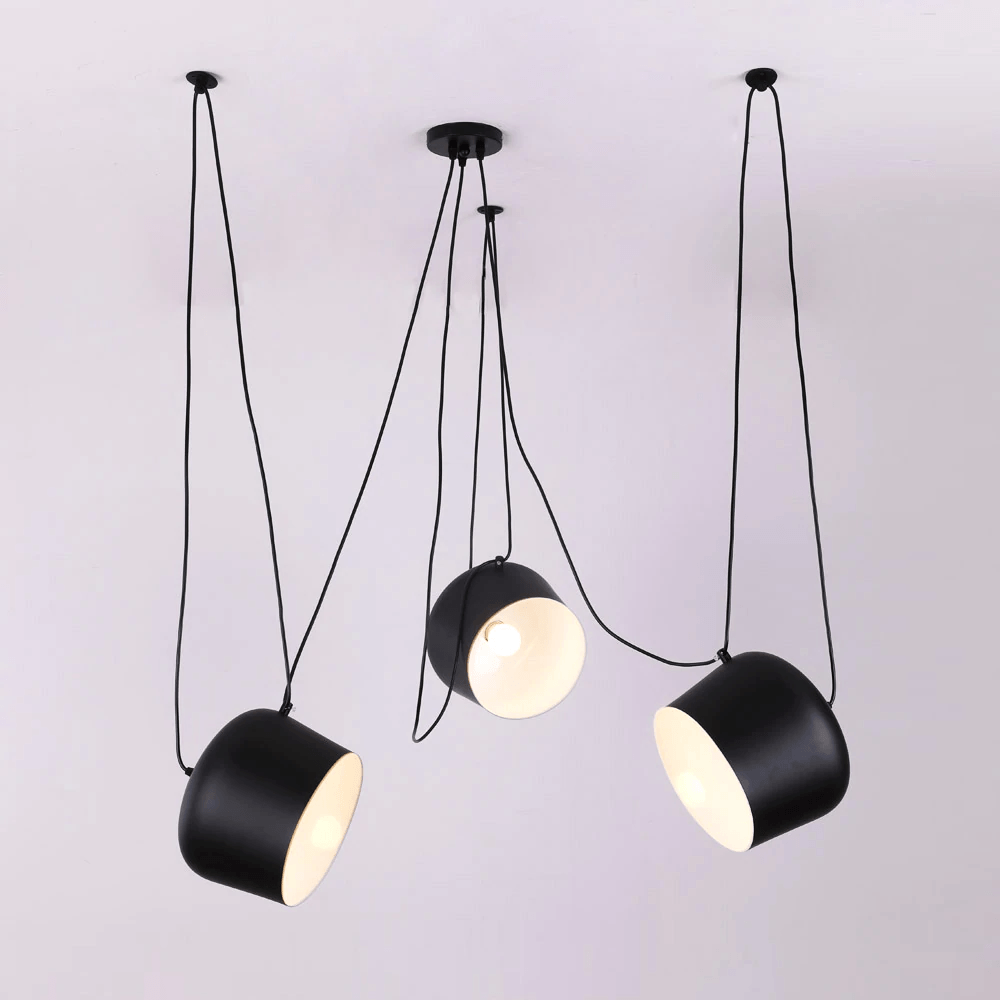 LumaDrum Hanglamp Met Kabel-Aangedreven Lamp Fixture