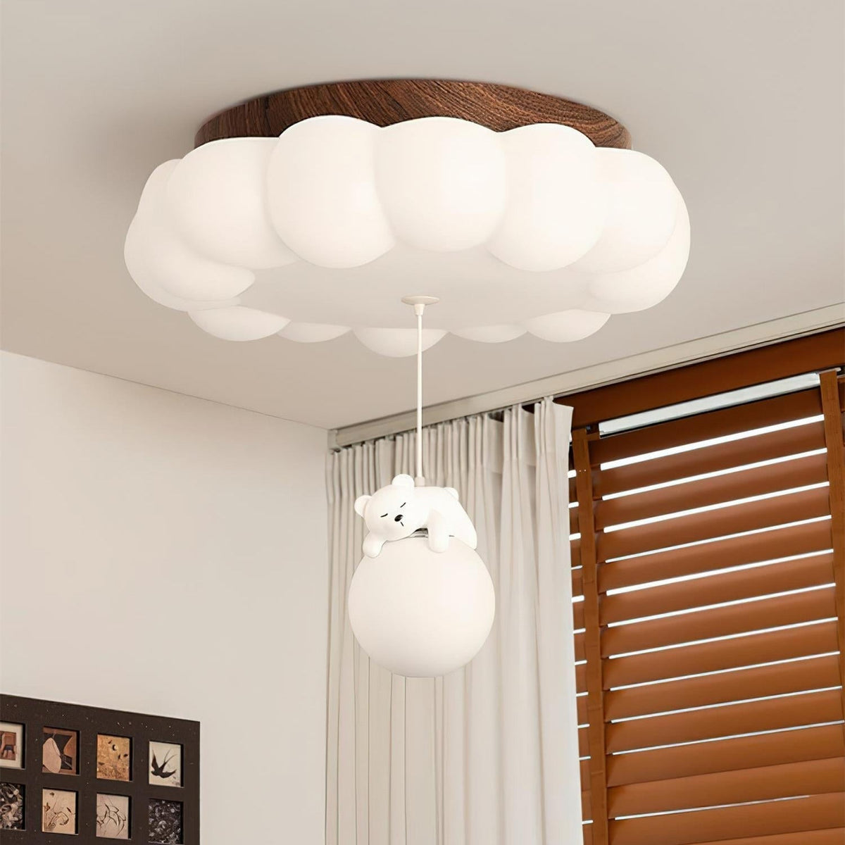 Quen Schattige Cake Beer Plafondlamp