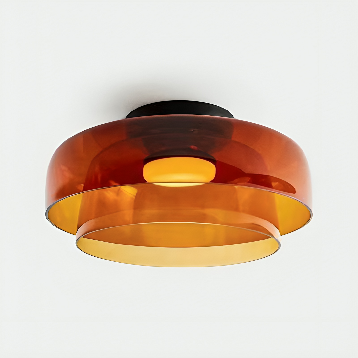 Nordic Bauhaus Glazen Laag Hanglamp