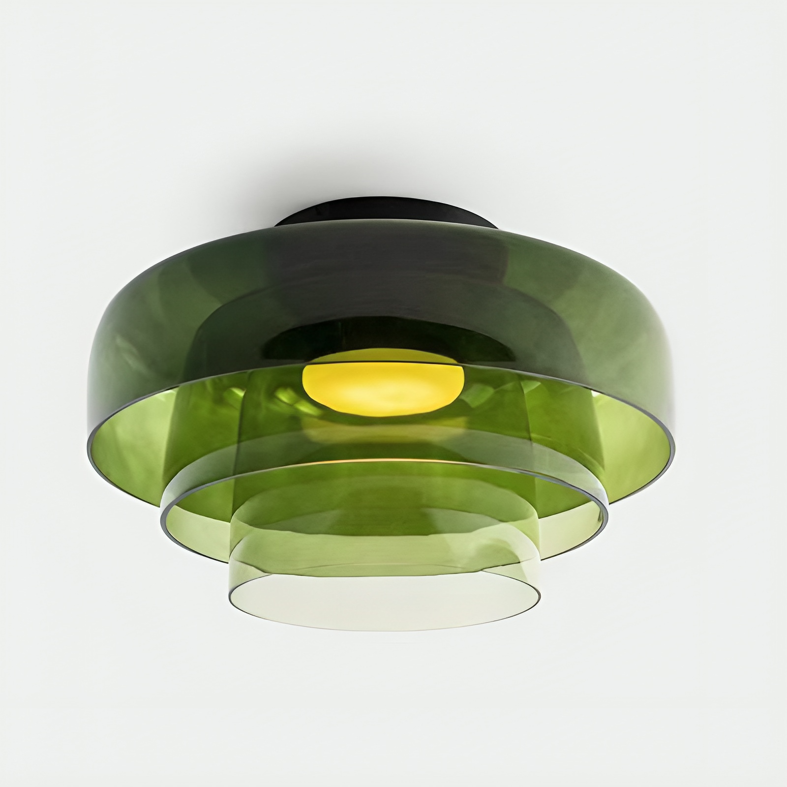 Nordic Bauhaus Glazen Laag Hanglamp
