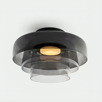 Nordic Bauhaus Glazen Laag Hanglamp