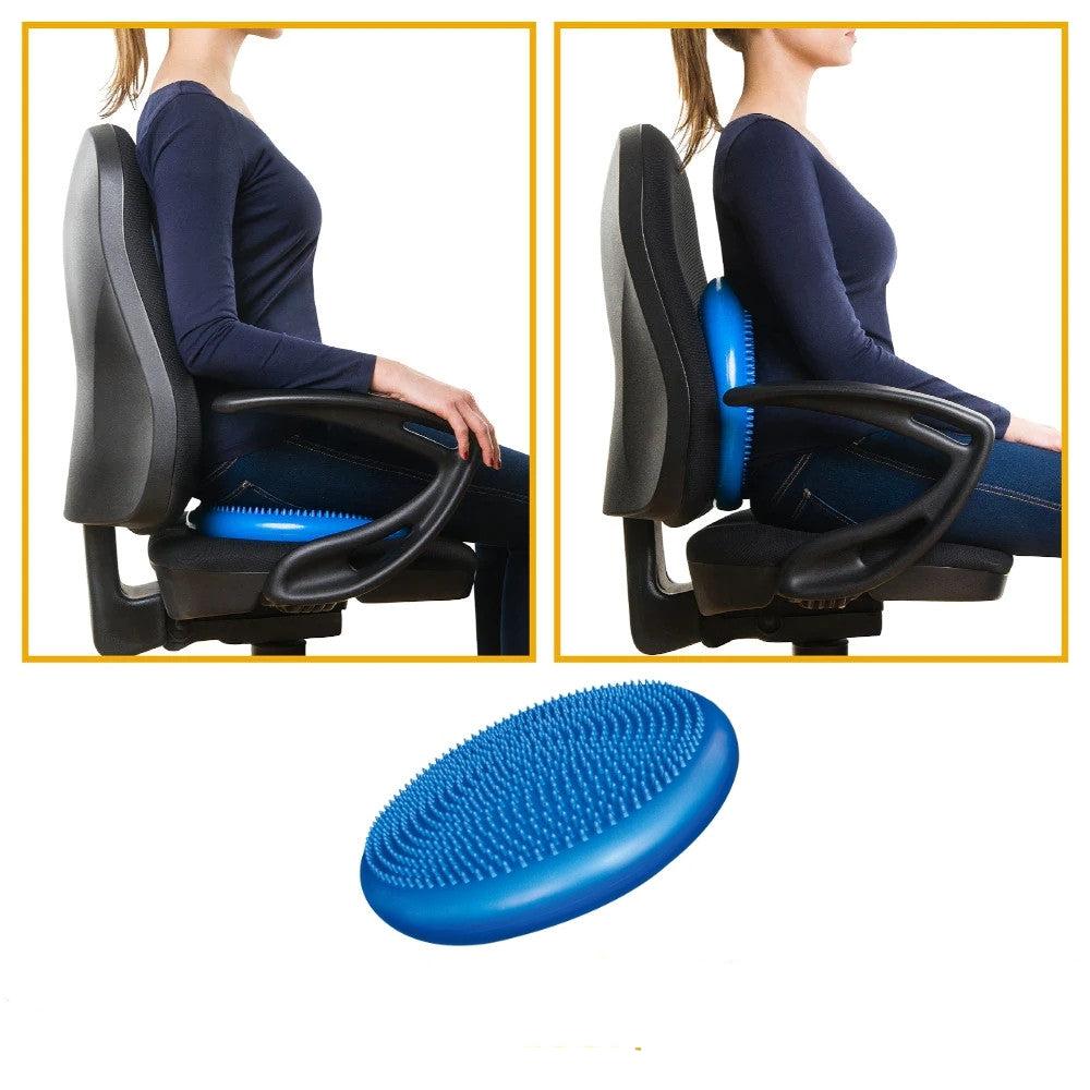 Houding Kernschijf | Ergonomisch kussen met twee oppervlakken om de bloedsomloop te stimuleren en de houding te verbeteren.
