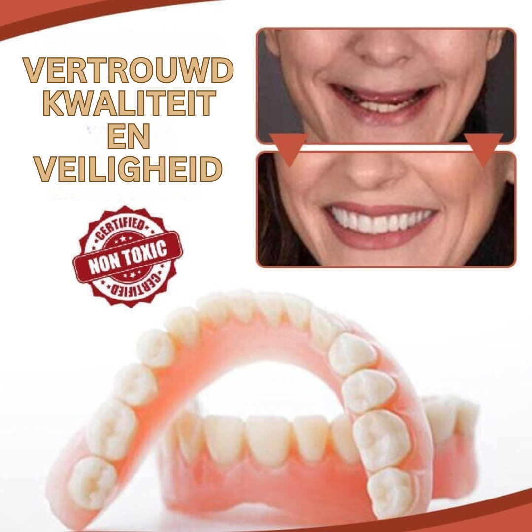 SmileGuard | Je kunt je kunstgebit zo aanpassen dat het elke keer perfect past