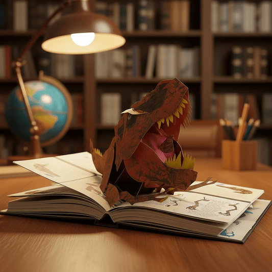 DINOCRAFT – 3D-Dinosaurussen Pop-Up Boek met Nauwkeurige Wetenschappelijke Inzichten