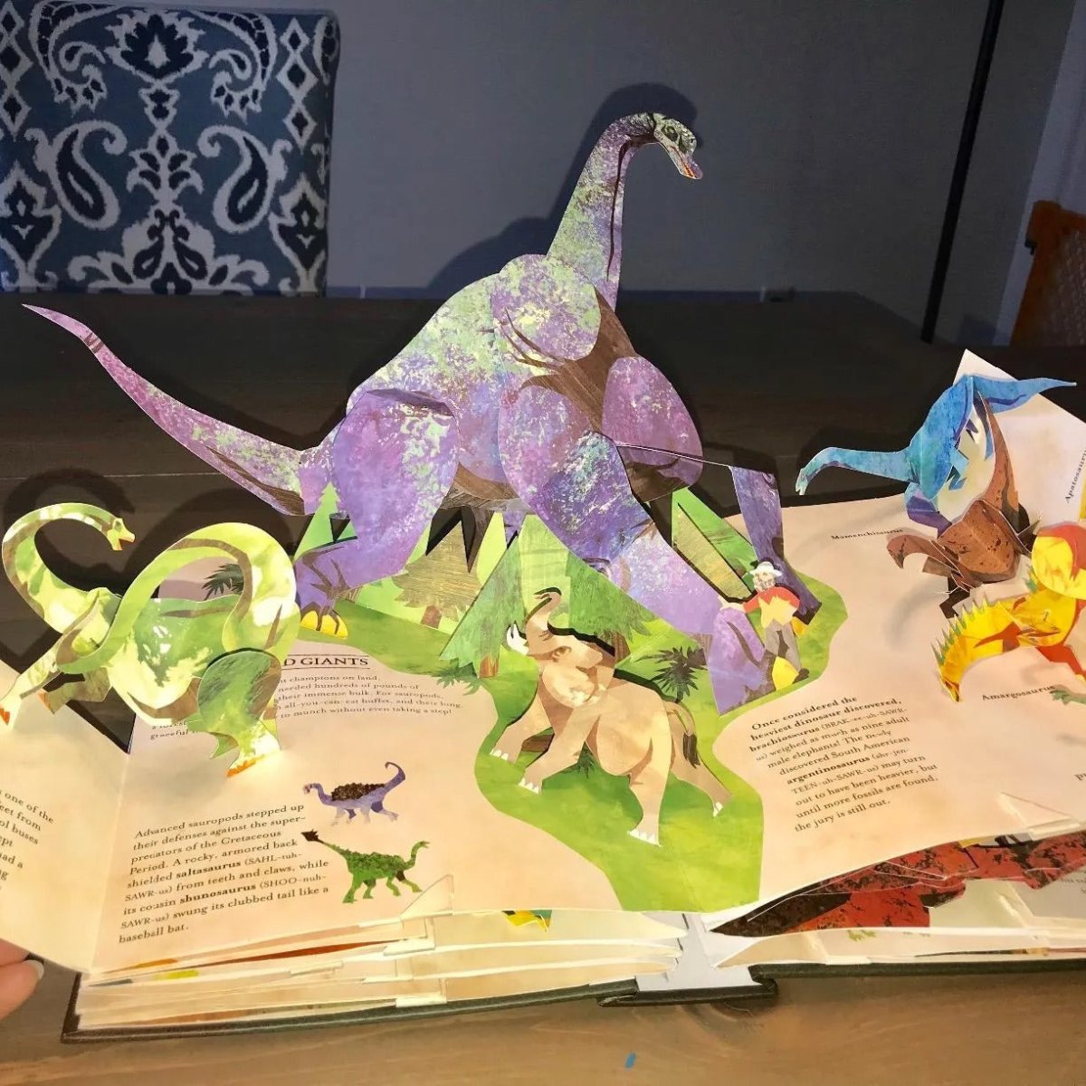DINOCRAFT – 3D-Dinosaurussen Pop-Up Boek met Nauwkeurige Wetenschappelijke Inzichten