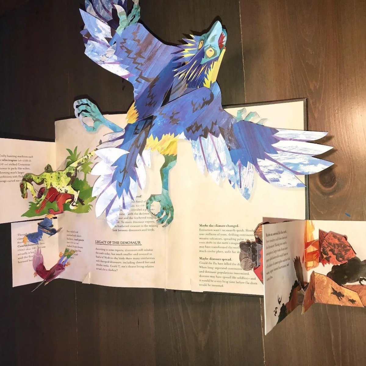 DINOCRAFT – 3D-Dinosaurussen Pop-Up Boek met Nauwkeurige Wetenschappelijke Inzichten