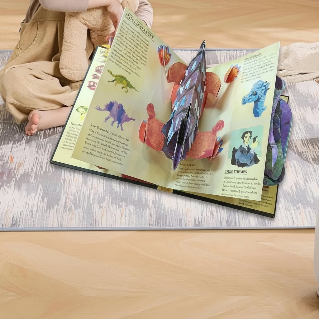 DINOCRAFT – 3D-Dinosaurussen Pop-Up Boek met Nauwkeurige Wetenschappelijke Inzichten