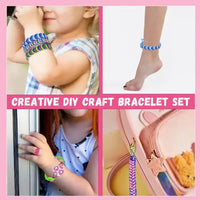 DIY Handtouw Vlechtset – Creatieve Knutselset voor Kinderen