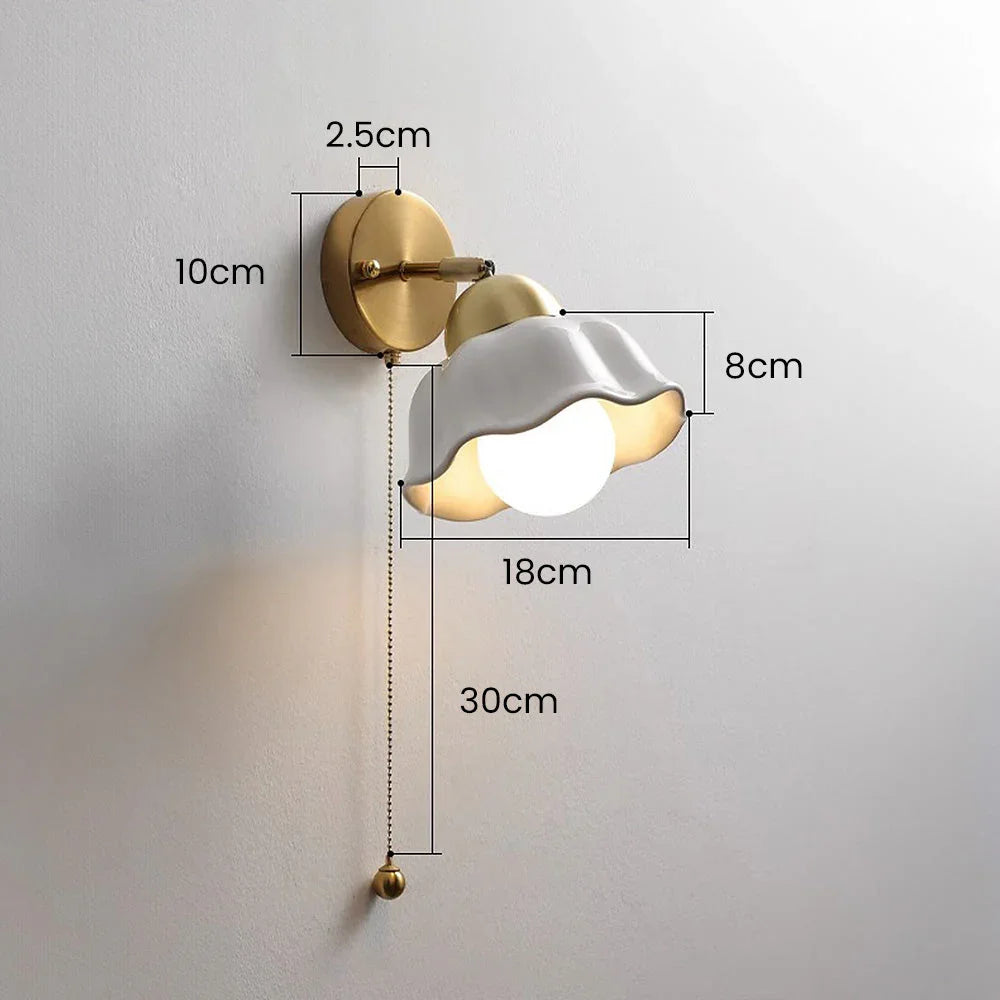 Ombre Franse Wandlamp