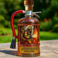 BlazeGuard – Brandweerman Eerbetoon Whisky Fles