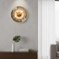 TICKLESS – Geluidsloze wandklok met minimalistische wijzerplaat en luxe afwerking