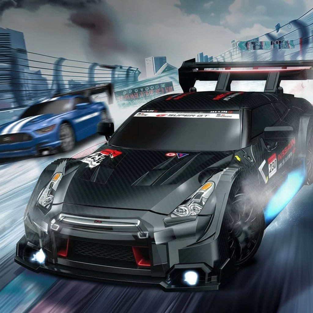 DRIFTIGNITE – 4WD RC-Driftauto met bijzonder gladde banden