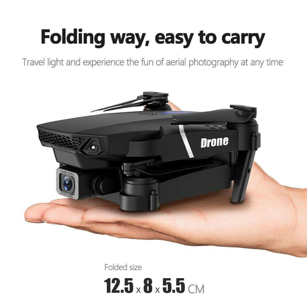 Skanto | met Camera Zwart 4K Professionele HD Camera WIFI FPV RC Quadcopter Vouwbare Helicopter