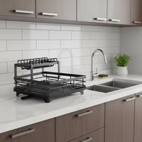 KITCHENFORM – Opvouwbaar afdruiprek van roestvrij staal, ruimtebesparend ontwerp voor moderne keukens