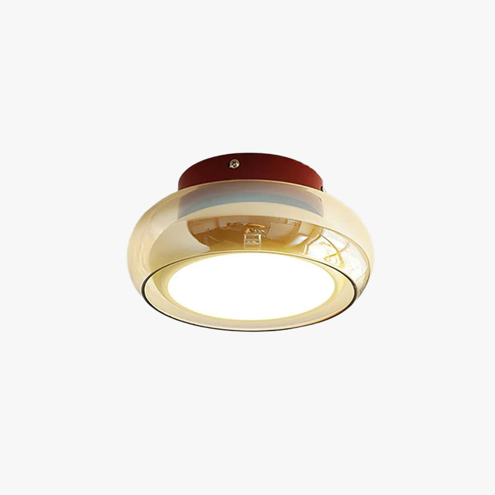Juni Industriële Plafondlamp Glas