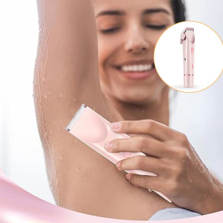 Dames 2-in-1 Trimmer voor Gezicht en Lichaam