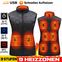 Dames Verwarmde Vest | USB-Verwarmd Vest met Infrarood Technologie | Warmte Regulerend & Licht | Ideaal voor Herfst & Winter | ThermaBelle