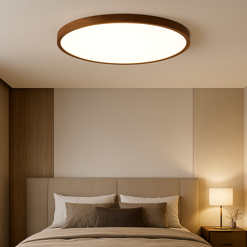 Donker Houten Plafondlamp