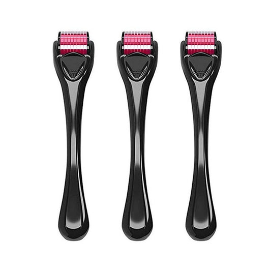 Dermaroller pakket voor huidverzorging 0.25, 0.5 en 1.0 mm
