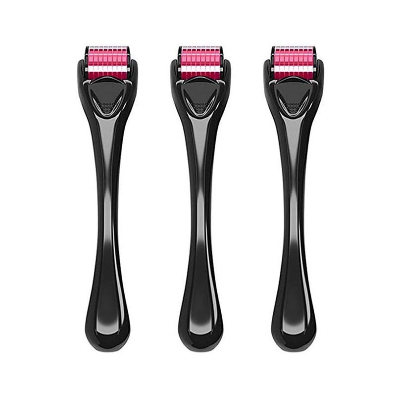 Dermaroller pakket voor huidverzorging 0.25, 0.5 en 1.0 mm