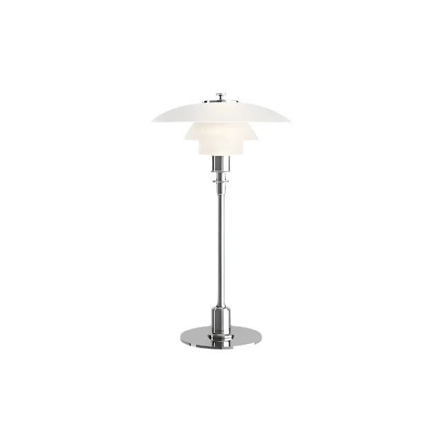 Scandinavische LED-tafellamp van glas – 3-scherm ontwerp