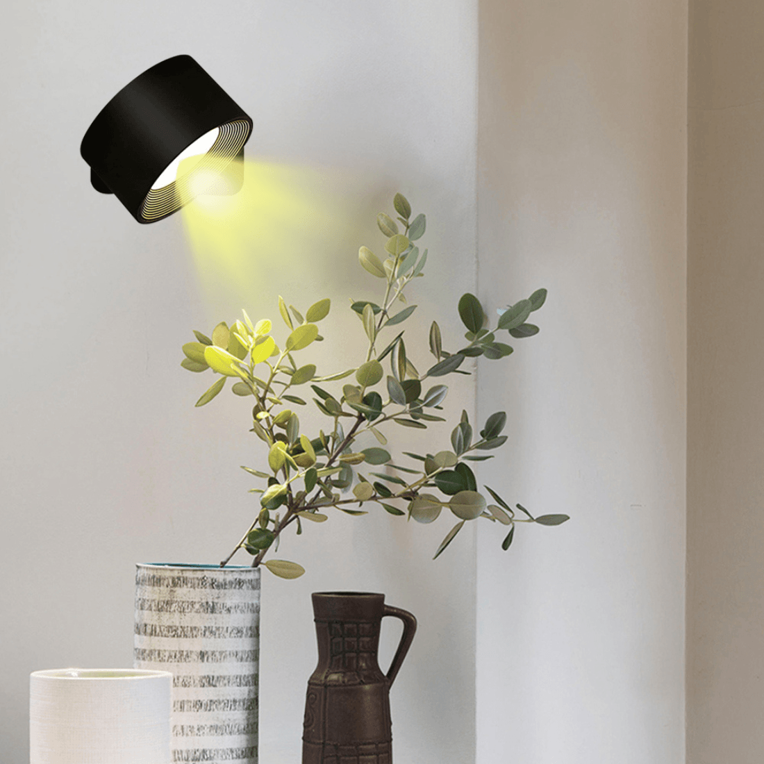 Draadloze Wandlamp – 360° Verstelbaar en Oplaadbaar LED-verlichting (USB)