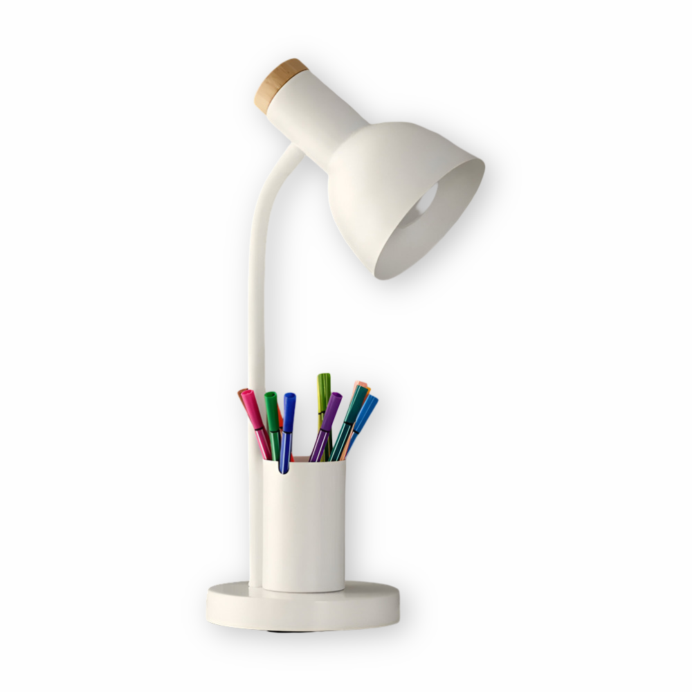 Cressida - Moderne LED Tafellamp met Pennenhouder