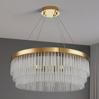 Arisha Hanglamp Ronde Modern, Metaal, Goud, Woonkamer/Horeca
