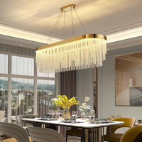 Arisha Hanglamp Ronde Modern, Metaal, Goud, Woonkamer/Horeca