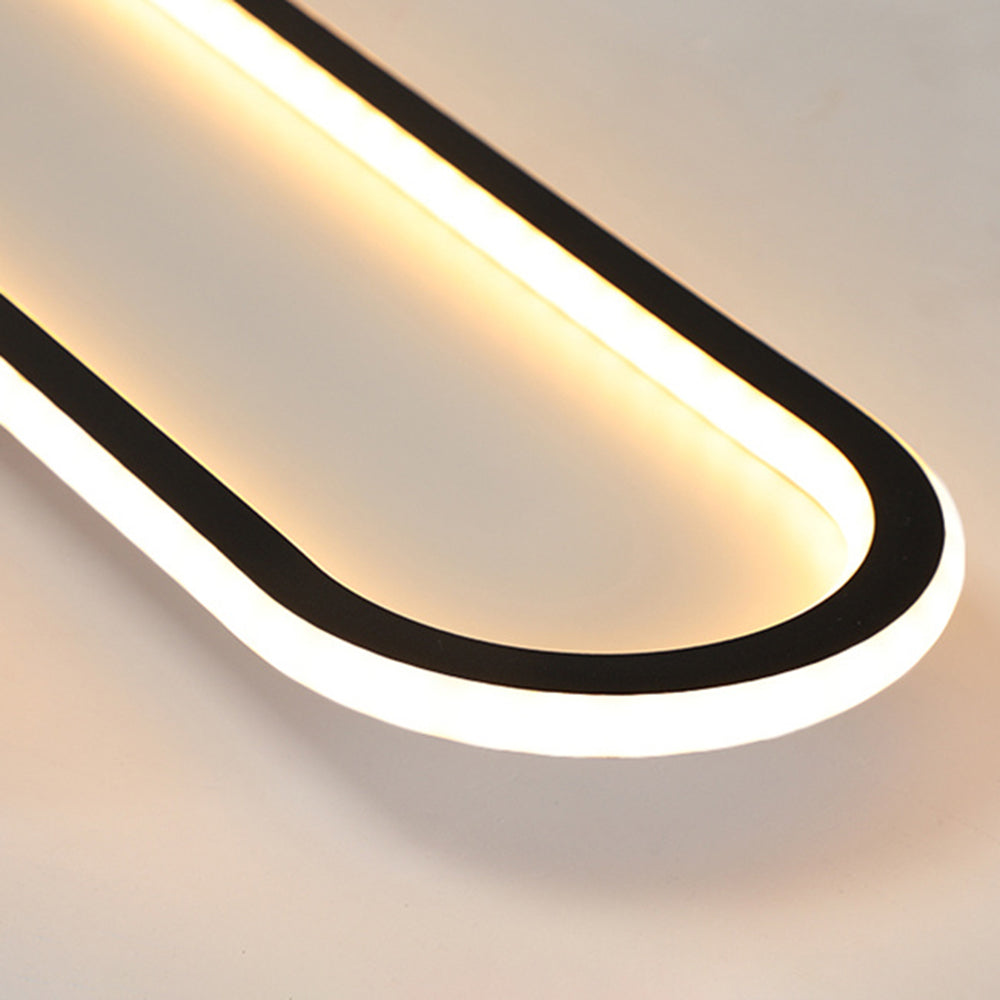 Arisha Plafondlamp Rechthoekig Zwart/Goud Slaap-/Woonkamer