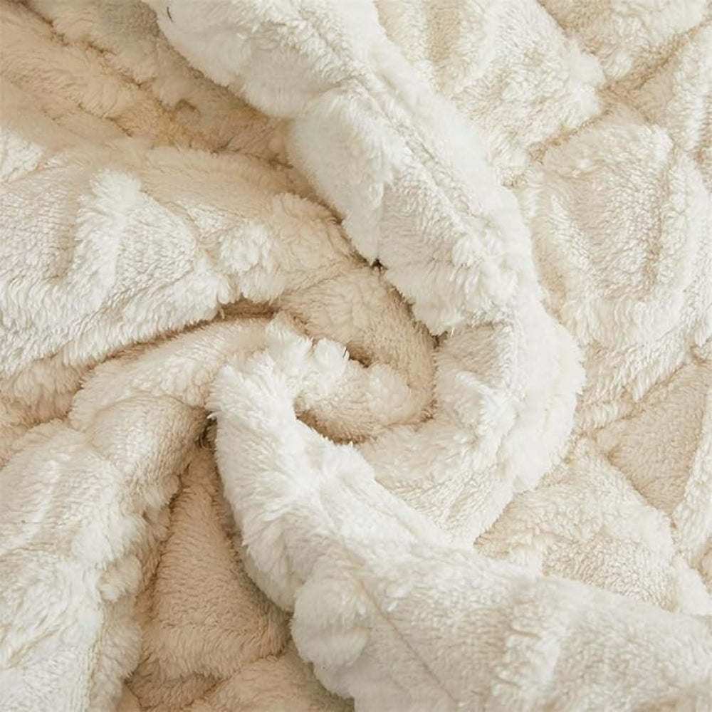 Knuffelige Sherpa Pluche Sofa Beschermhoes