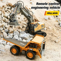 DiggerMaster | RC Graafmachine met 11 Functies – Realistisch Bouwspeelgoed