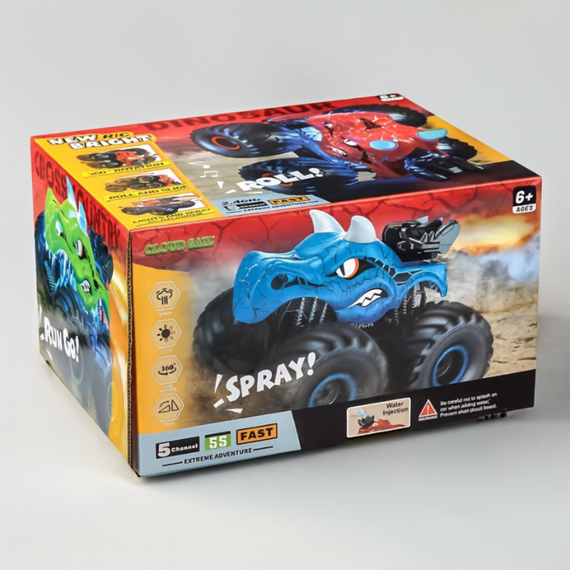 DinoBlaze | RC Monster Truck met LED Lichten en Rookeffect