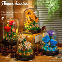 BloomBrick DIY Micro Bloemen Bouwstenen | Mini Baksteen Puzzel | Huisdecoratie & Cadeau-idee voor Kinderen
