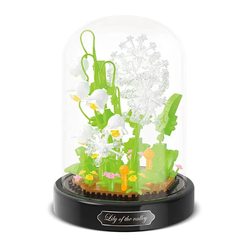 BloomBrick DIY Micro Bloemen Bouwstenen | Mini Baksteen Puzzel | Huisdecoratie & Cadeau-idee voor Kinderen