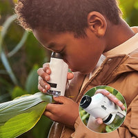 Draagbare Microscoop voor Kinderen 60x-120x met LED Licht - Compact en Geschikt voor Kinderen