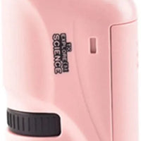 Draagbare Microscoop voor Kinderen 60x-120x met LED Licht - Compact en Geschikt voor Kinderen