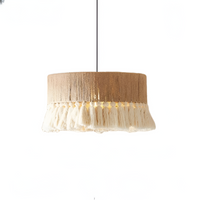 Bohemian Vintage Hennep Touw Tassel Kroonluchter