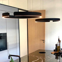 Lumera Dual-Ring LED Hanglamp — Strakke Zwevende Silhouet | Orntli