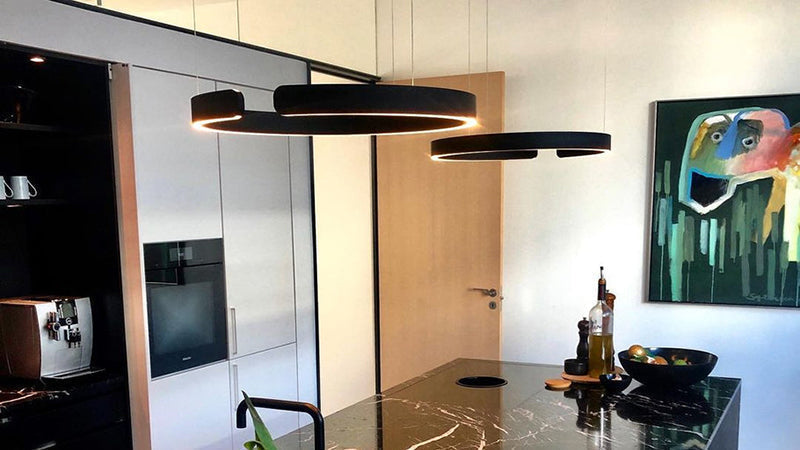 Lumera Dual-Ring LED Hanglamp — Strakke Zwevende Silhouet | Orntli