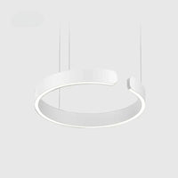 Lumera Dual-Ring LED Hanglamp — Strakke Zwevende Silhouet | Orntli