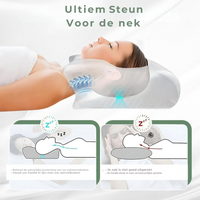 DreamAlign Orthopedisch Kussen – Luxe Geheugenkussen voor Nekpijn & Alle Slaapposities