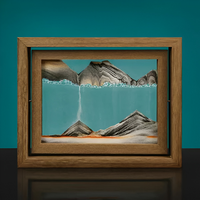 DynaFlow Zandkunst - 360° Draaibare Zandschildering - Rechthoekig Zandlandschap