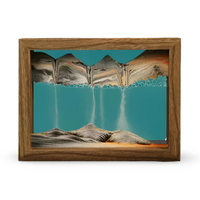 DynaFlow Zandkunst - 360° Draaibare Zandschildering - Rechthoekig Zandlandschap
