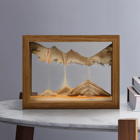 DynaFlow Zandkunst - 360° Draaibare Zandschildering - Rechthoekig Zandlandschap